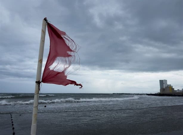 Protección Civil estatal alerta por norte en Veracruz; será prolongado con rachas de viento intensas