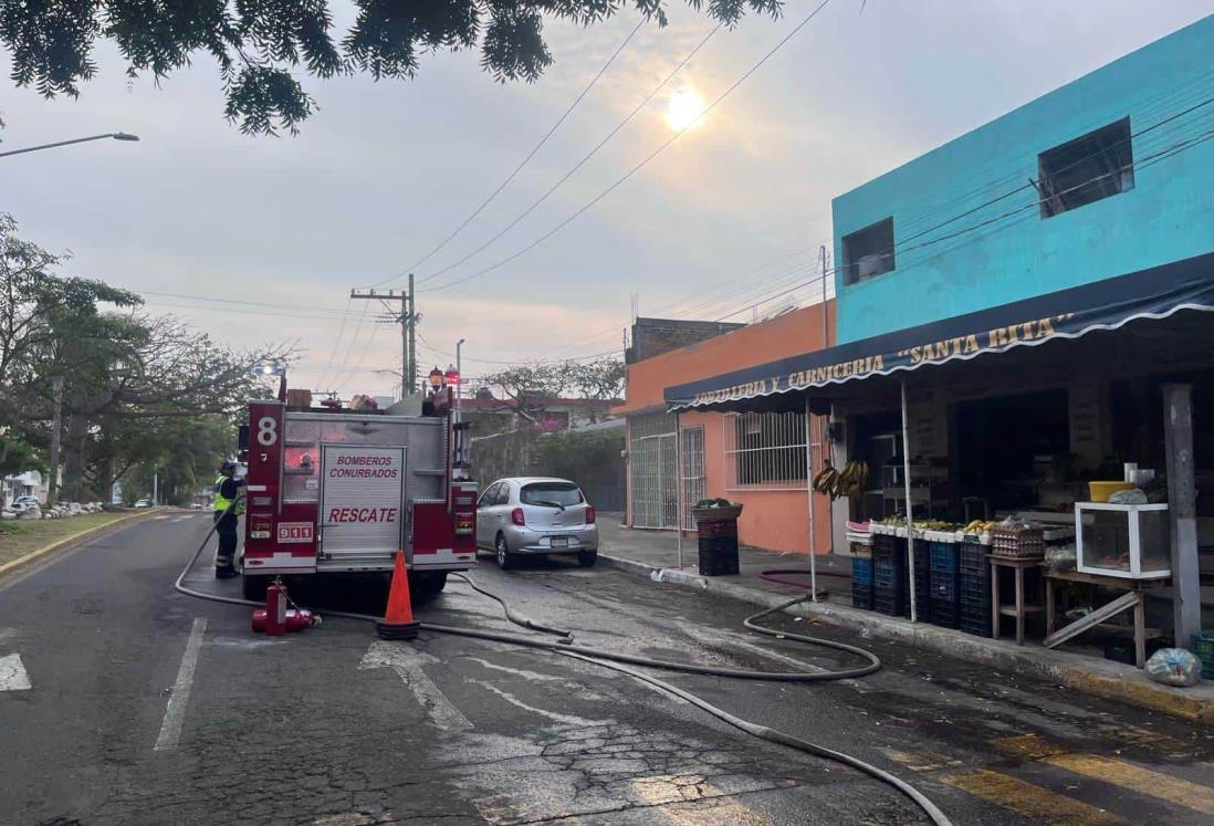 Se registra conato de incendio en tortillería de Veracruz