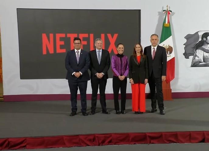 Con Claudia Sheinbaum Netflix anuncia inversión millonaria para hacer series y películas en México