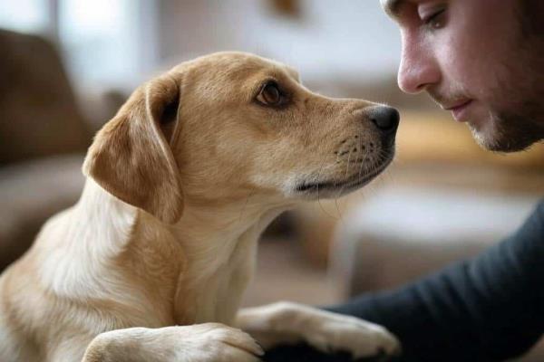 ¿Por qué tu perro te toca con la pata? Estas son las razones