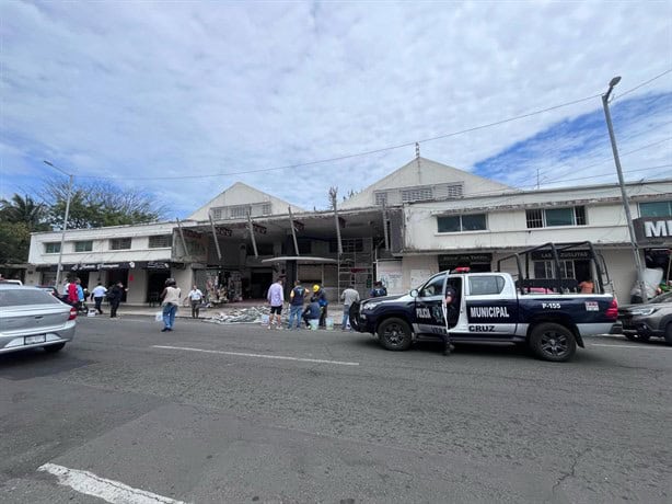 Reporte falso de la caída de un techo en mercado de Veracruz movilizó a las corporaciones policiales