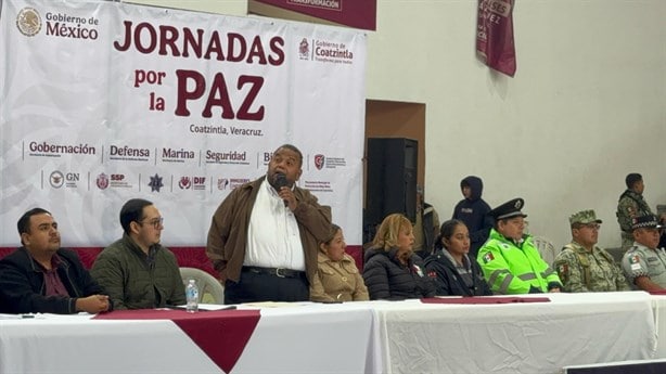 Corporaciones de seguridad realizan jornada por la paz en Coatzintla (+VIDEO)