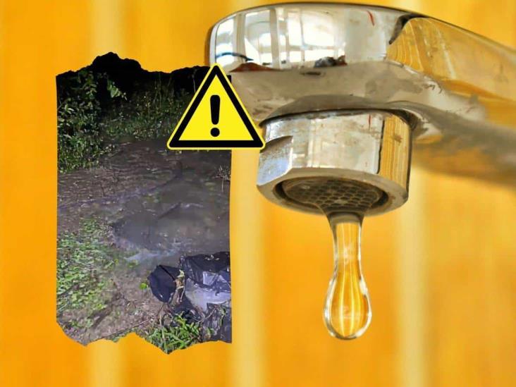 Enorme fuga deja sin agua potable a colonias de Misantla