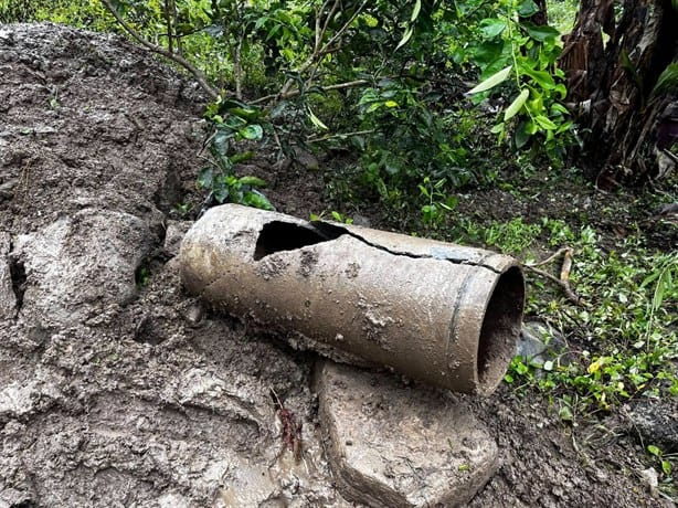 Restablecen el servicio de agua en Misantla tras fuga