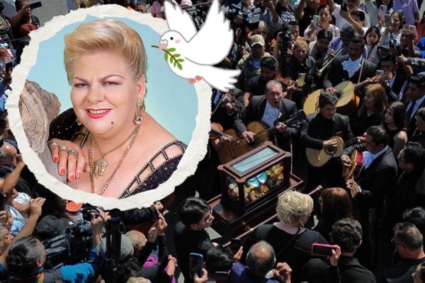 Despiden a Paquita la del Barrio en la Ciudad de México, en el lugar donde nació su carrera