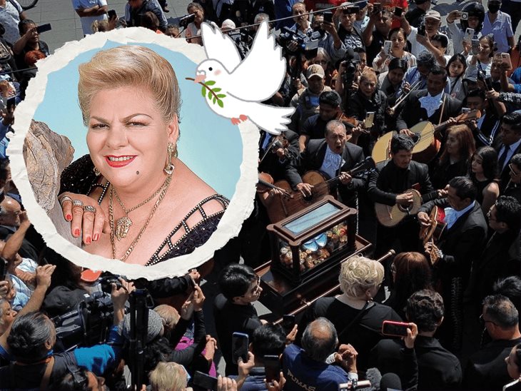 Despiden a Paquita la del Barrio en la Ciudad de México, en el lugar donde nació su carrera