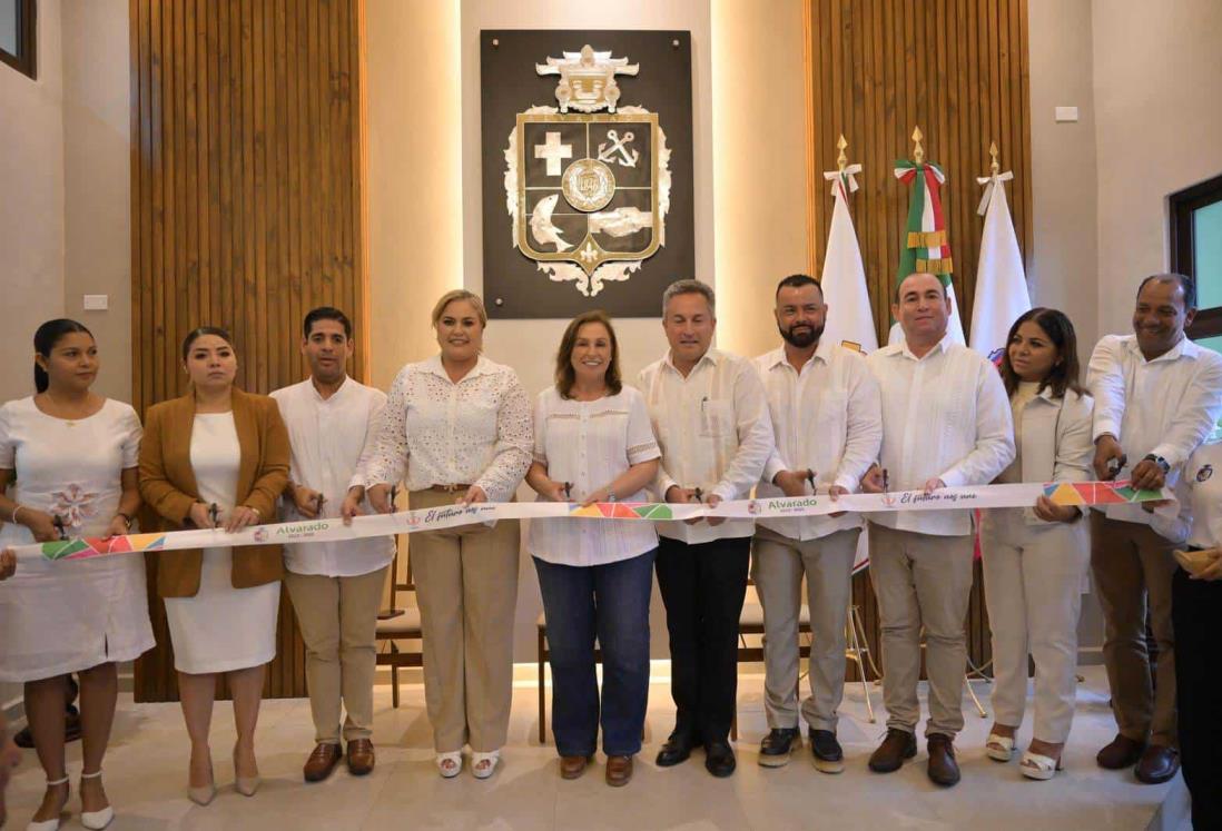 Rocío Nahle inaugura las nuevas instalaciones del Registro Civil de Alvarado