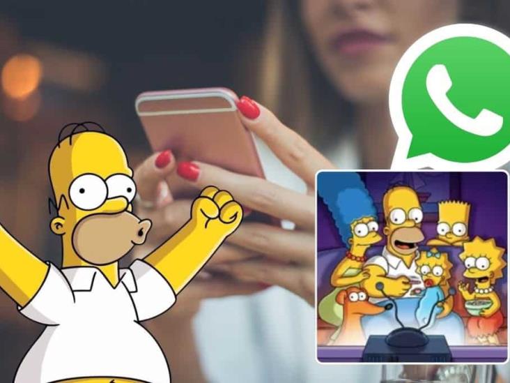 ¿Cómo activar el modo Simpson en WhatsApp?