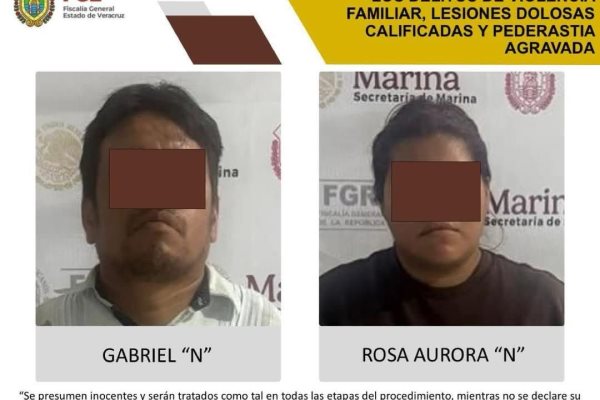 Vinculan a proceso a pareja acusada de abuso y violencia contra menor en Veracruz