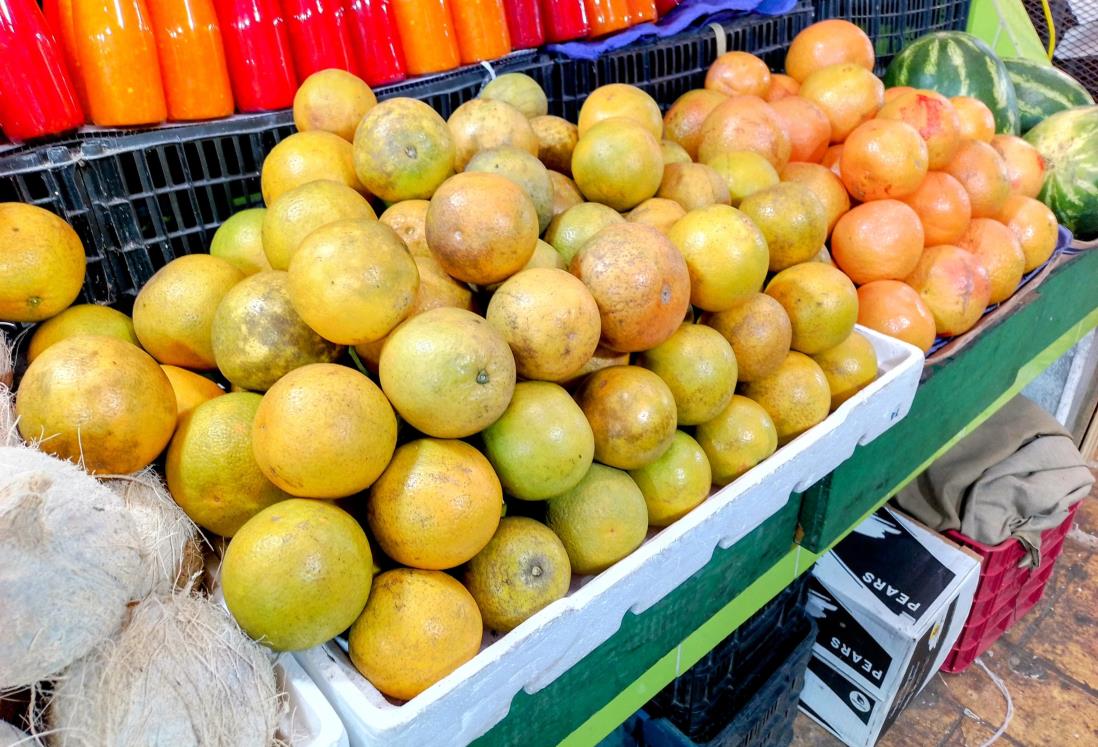 Sube el precio del limón y la naranja en mercados de Veracruz