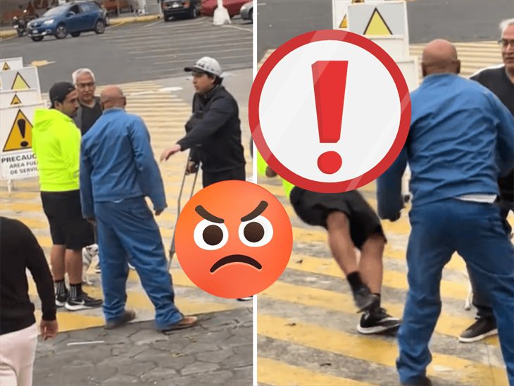 ¡Le dio uno bueno! Discusión termina en golpes en Xalapa