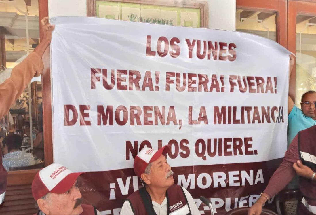 Fundadores de Morena en Veracruz exigen sacar de sus filas a Miguel Ángel Yunes Márquez