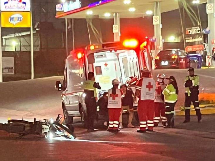 Se accidentan motociclistas sobre el Boulevard Tratados de Córdoba