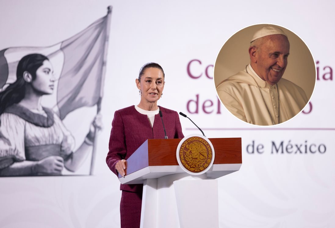 Papa Francisco representa más para la humanidad que la religió católica: Claudia Sheinbaum