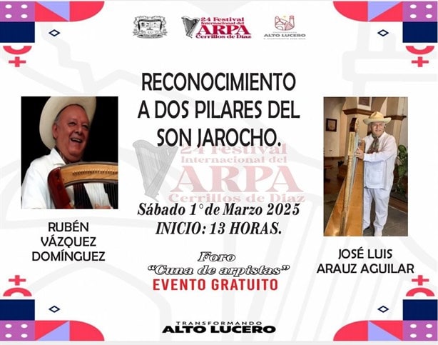 Cerrillos de Díaz se alista para el 24° Festival Internacional del Arpa