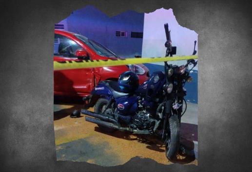Nuevo choque en crucero 1x1 de Orizaba; motociclista resulta herido
