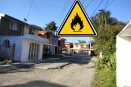 Incendio consume el segundo piso de una vivienda en Río Blanco