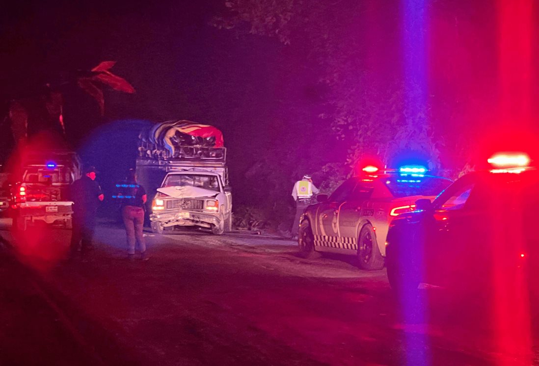 Motociclista pierde la vida tras brutal choque frontal contra camioneta en Veracruz