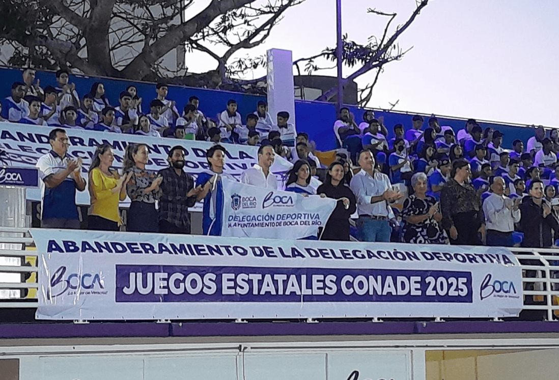 Boca del Río abanderó a su delegación rumbo a los Juegos Nacionales CONADE 2025 | VIDEO