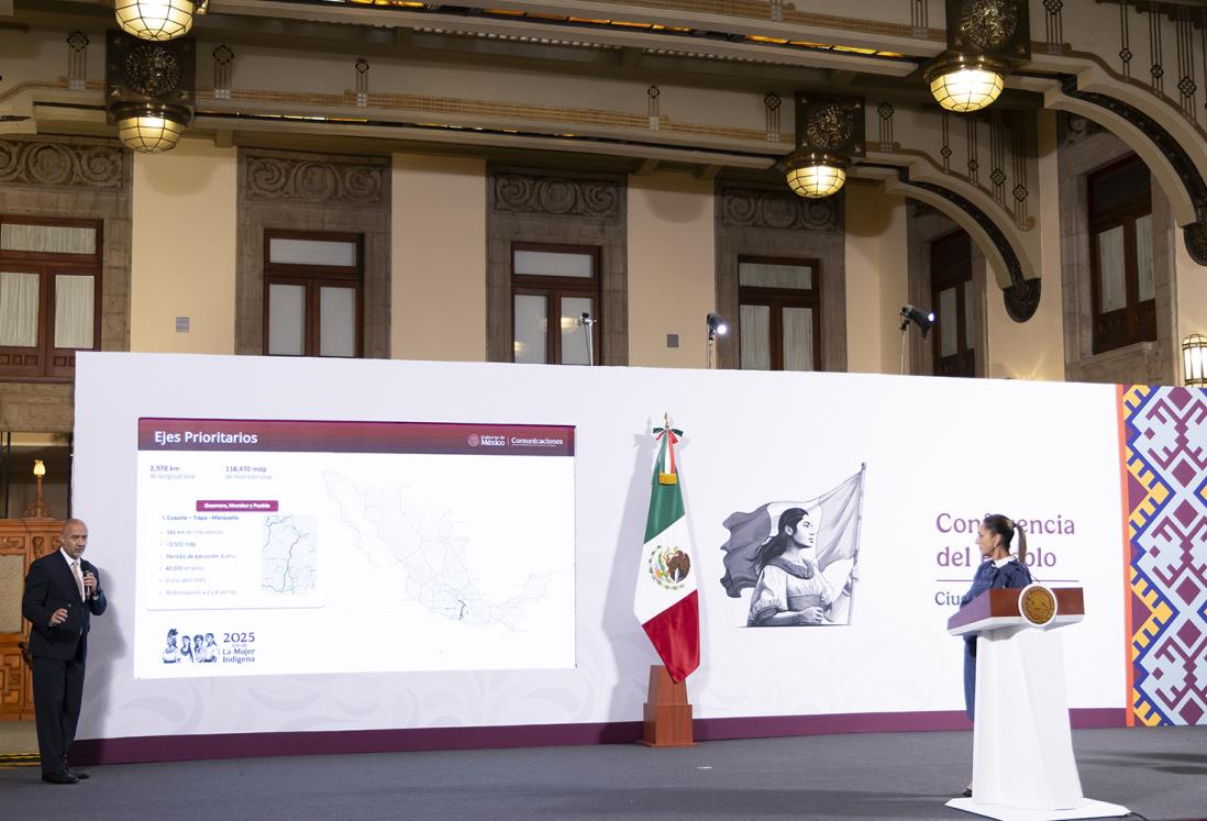 Gobierno de Claudia Sheinbaum presenta el Programa Nacional de Infraestructura Carretera 2025-2030