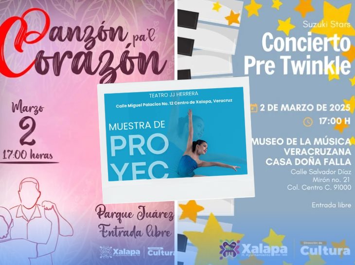 Estas son las actividades y eventos en Xalapa para despedir febrero; checa detalles 