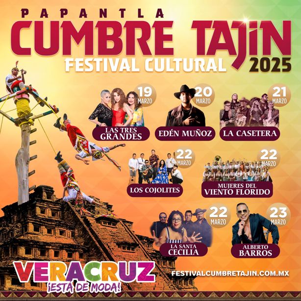 ¡Ya está confirmada! Esta es la cartelera de Cumbre Tajín 2025