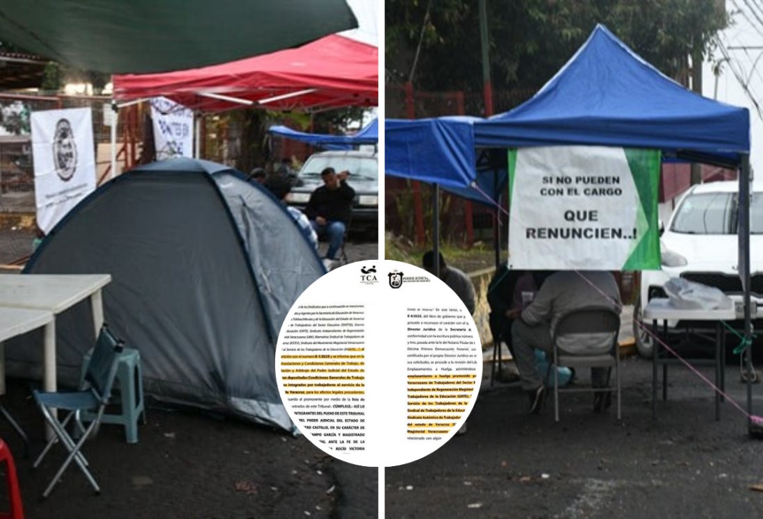 Poder Judicial determina ilegalidad en la toma de la SEV por ocho sindicatos; llaman a conciliación