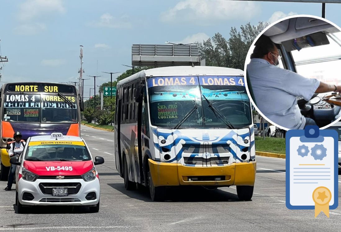 ¿Qué requisitos debes reunir para manejar camiones urbanos en Veracruz?