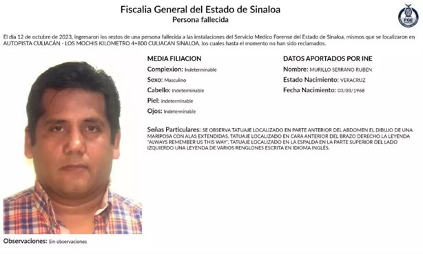 Cuerpos de 6 hombres veracruzanos continúan sin ser reclamados en el Semefo de Sinaloa