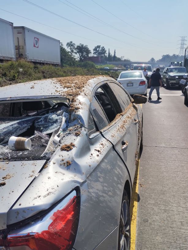 Se registra carambola de 3 unidades sobre la autopista 150D Fortín-Córdoba