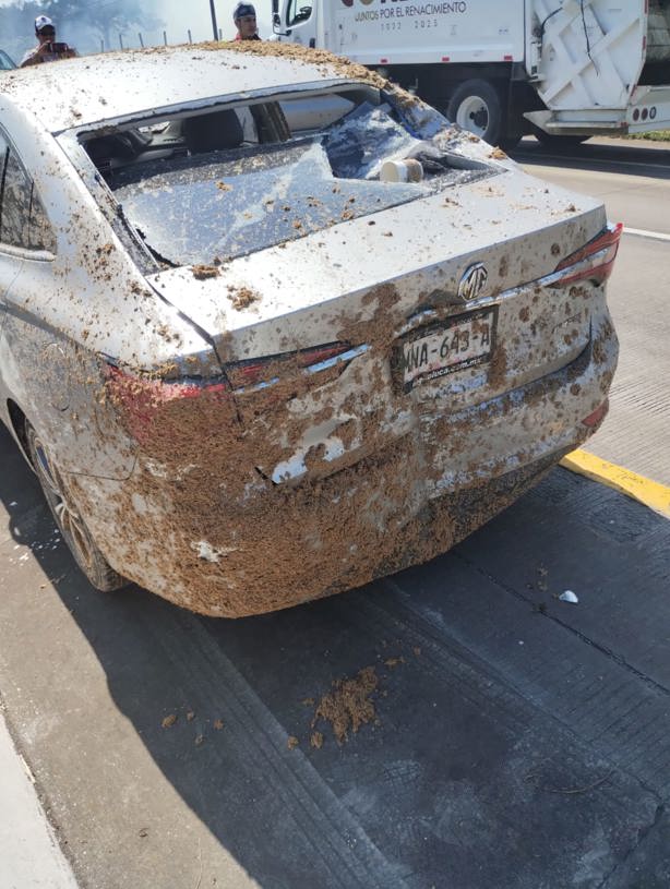 Se registra carambola de 3 unidades sobre la autopista 150D Fortín-Córdoba