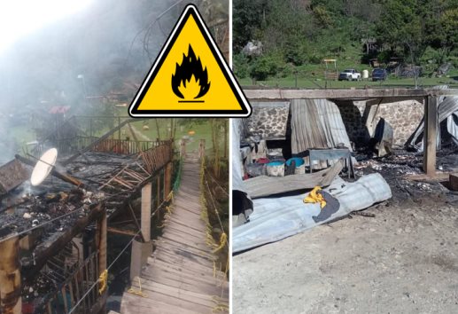 Personas desconocidas incendian restaurantes de centro ecoturístico en Alpatláhuac