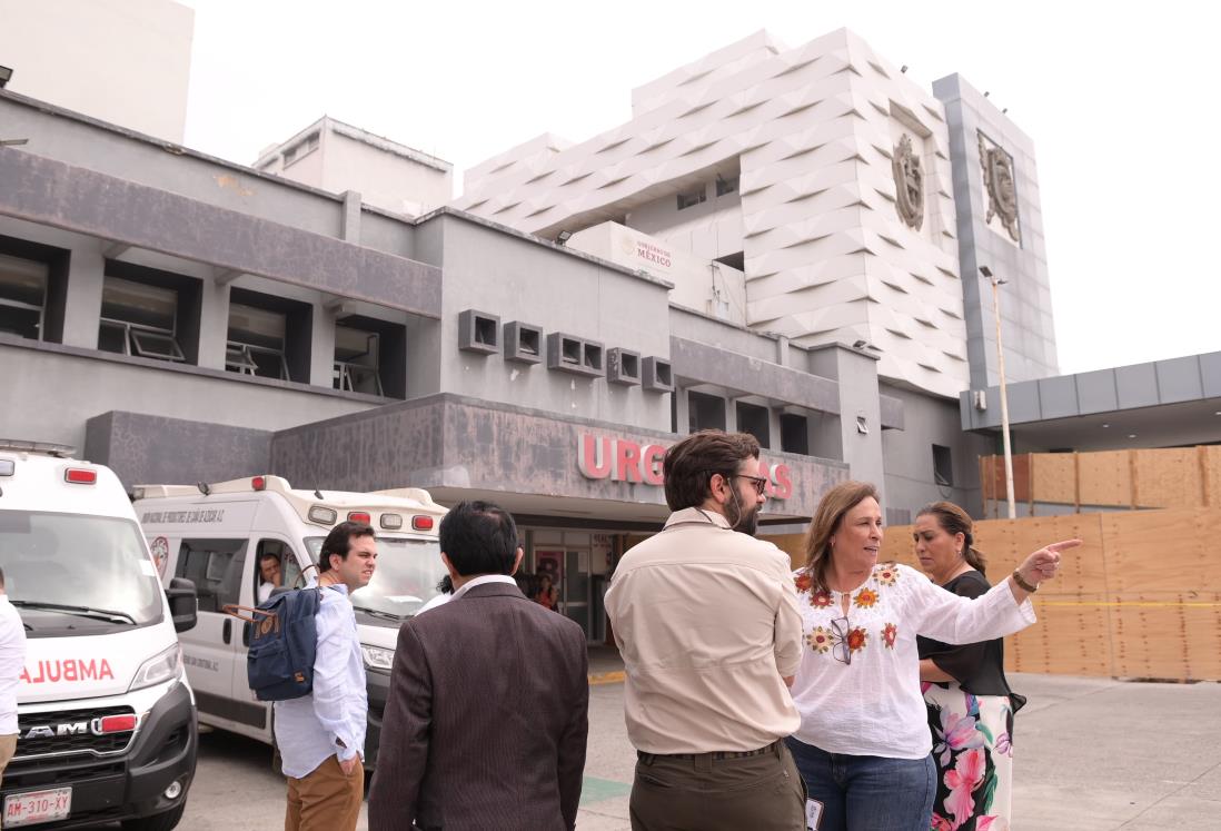 Alejandro Svarch y Rocío Nahle supervisan Hospital Regional de Veracruz y Torre Pediátrica