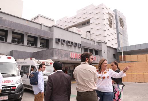 Nahle: Mejorará abasto de medicinas e infraestructura del Hospital General de Veracruz y Torre Pediátrica