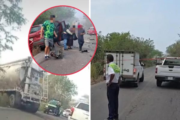 Se registra fuerte accidente en la carretera Córdoba-Paso del Macho; hay un fallecido y tres lesionados