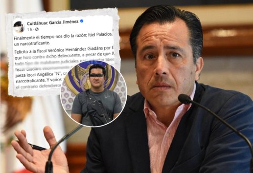 Cuitláhuac García presume extradición de El Compa Playa, como logro suyo y de la fiscal
