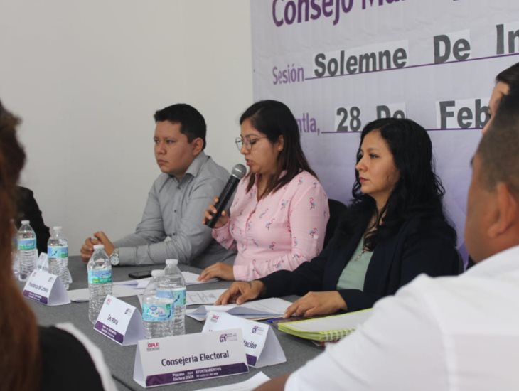 Instalan Consejo Municipal en Misantla para elecciones en Veracruz 2025