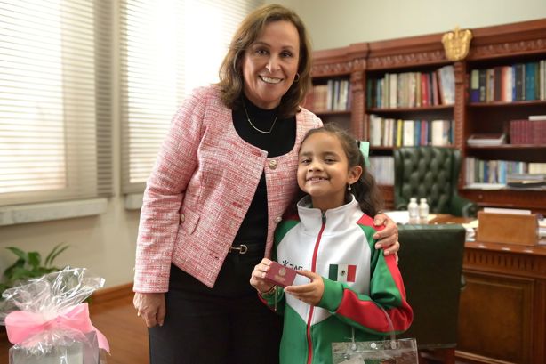 ¿Quién es Leane Ramos?, la veracruzana de 7 años que es campeona en esgrima