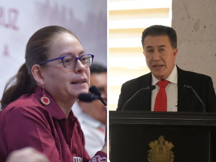 Más pleitos en Congreso de Veracruz; Yunes Landa y Tanya Carola Viveros se increpan