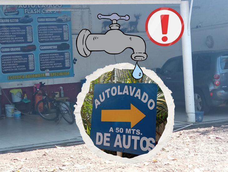 Autolavados, de los negocios más afectados por estiaje en Xalapa (+VIDEO)