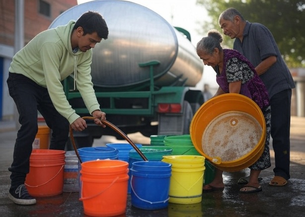 El agua se vende cara, la crisis se vuelve negocio en Xalapa ante  estiaje