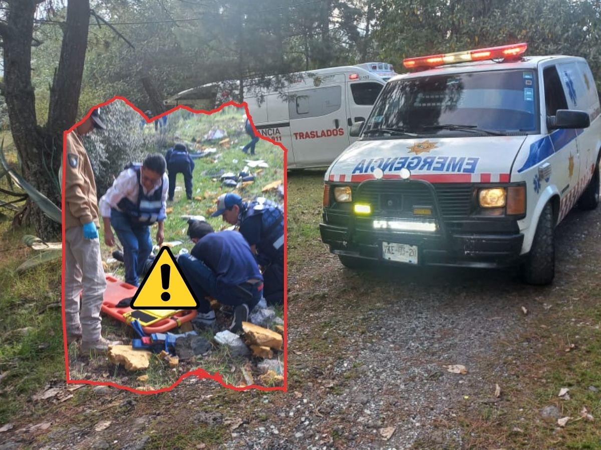 Se accidenta veterano motociclista en curvas de Toxtlacuaya