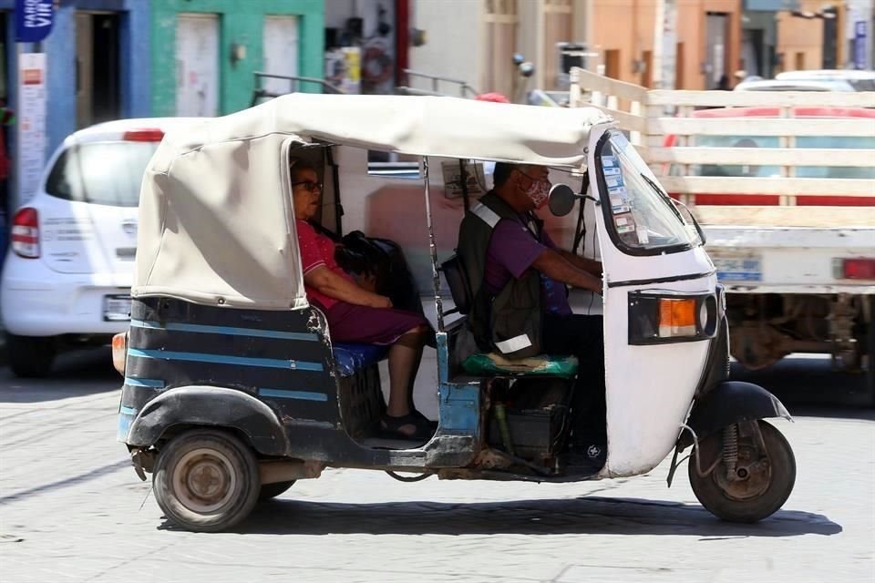 Invasión de mototaxis en Veracruz