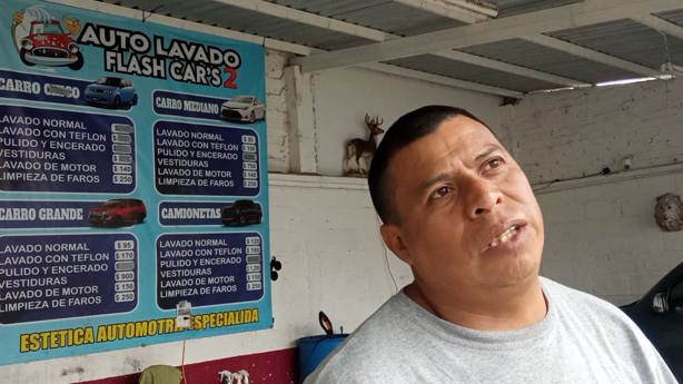 Autolavados, de los negocios más afectados por estiaje en Xalapa (+VIDEO)