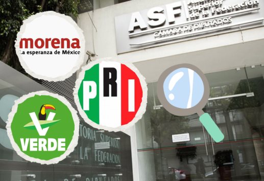Administraciones del PRI, Morena y PVEM, entre las más observadas por la ASF
