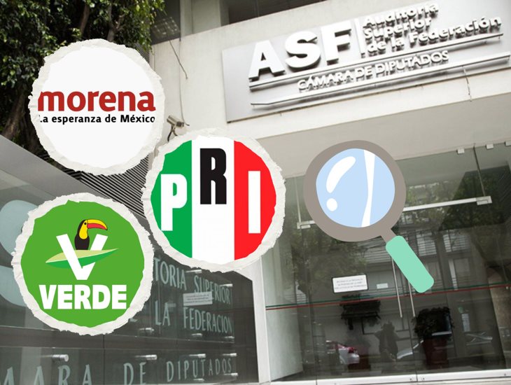 Administraciones del PRI, Morena y PVEM, entre las más observadas por la ASF