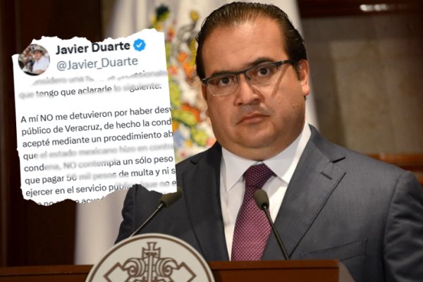 Mis colaboradores usaron recursos para otros fines, afirma Javier Duarte