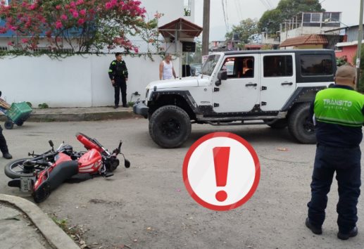 Motociclista resulta lesionado tras ser atropellado en Córdoba