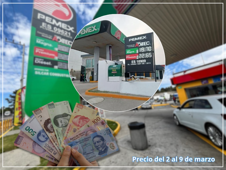 Este es el precio de la gasolina en Xalapa del 2 al 9 de marzo: ¡bajó! 