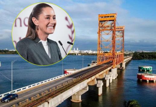 Gobierno evalúa convertir en levadizo el puente Coatzacoalcos 1